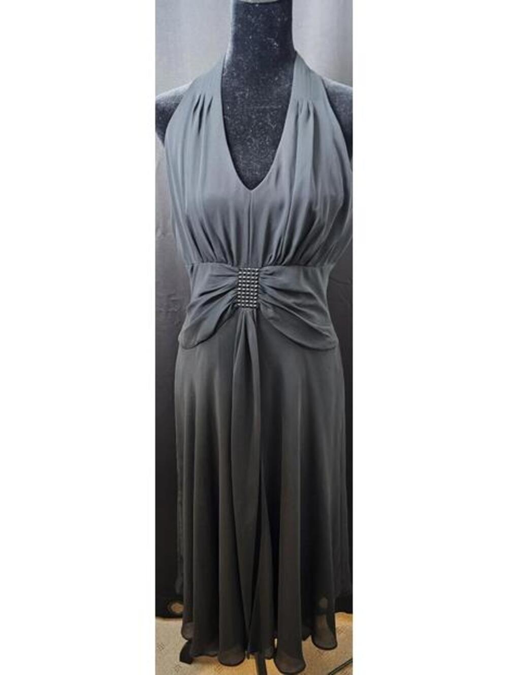 R&M Richards Dress Black Womens Size 8 Cocktail